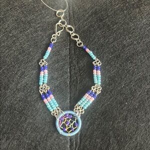 Handmade Beaded Dreamcatcher Bracelet